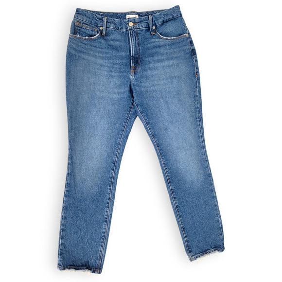 EUC Good American Womens Jeans Size 8/29 High Rise Ankle - Picture 2 of 5